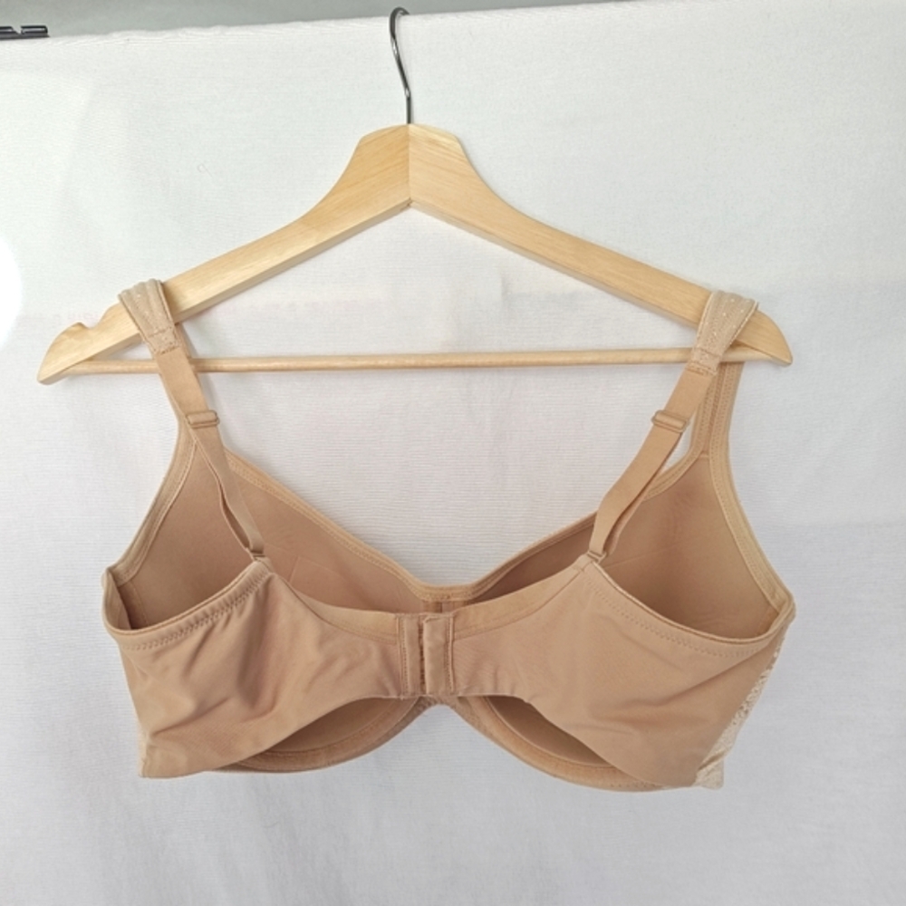 Soma Bra Stunning Support Balconette Tan Beige Contour Foam Cups Underwire 36DDD - Picture 2 of 7